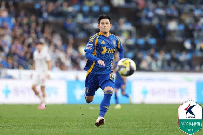 울산 이동경, 갈비뼈 골절로 4주 이상 결장